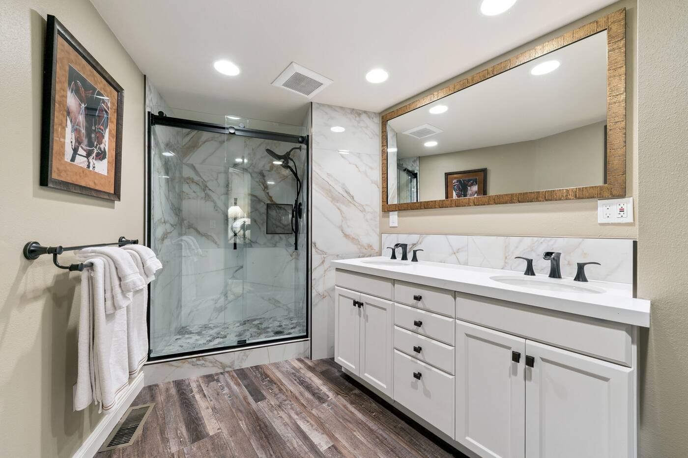 Remodeled bathroom